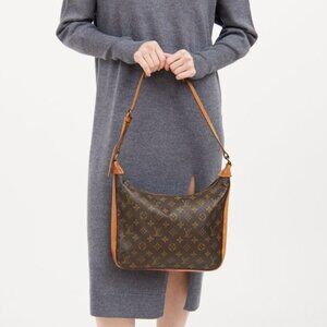 Vintage 80's Louis Vuitton Boulogne 30 Monogram Shoulder Hobo Bag
